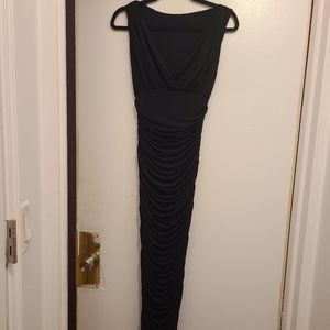 90s Vintage Norma Kamali Black Dress